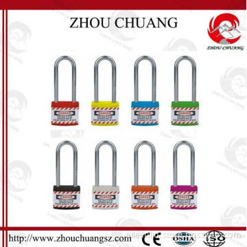 Key retaining ABS body security jacket padlock